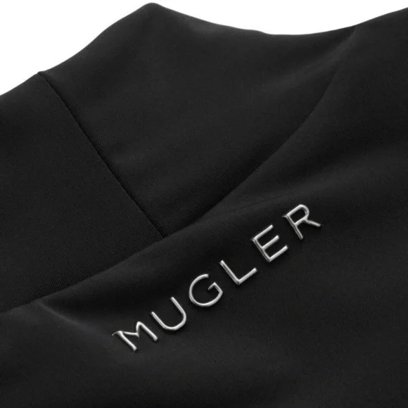 MUGLER x H&M Super-fitted Elegant Black Cut-Out Jersey Shirt Men’s Size 3XL - Picture 5 of 13